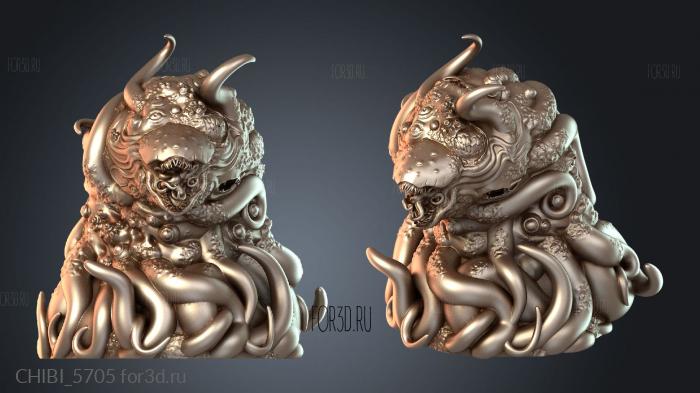 CHIBI_5705 stl model for CNC
