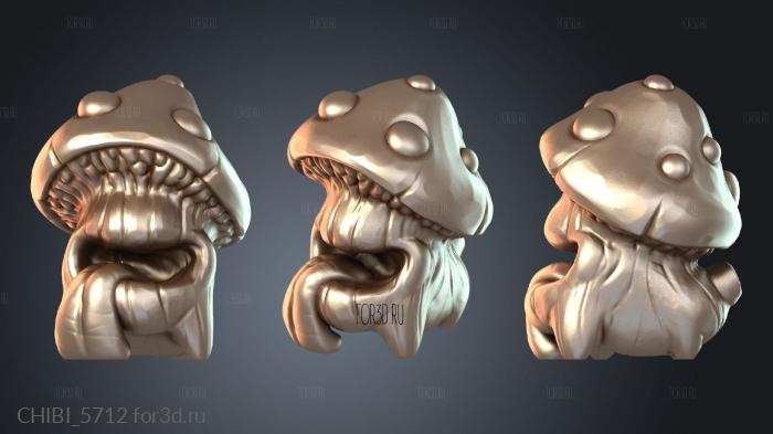 CHIBI_5712 stl model for CNC