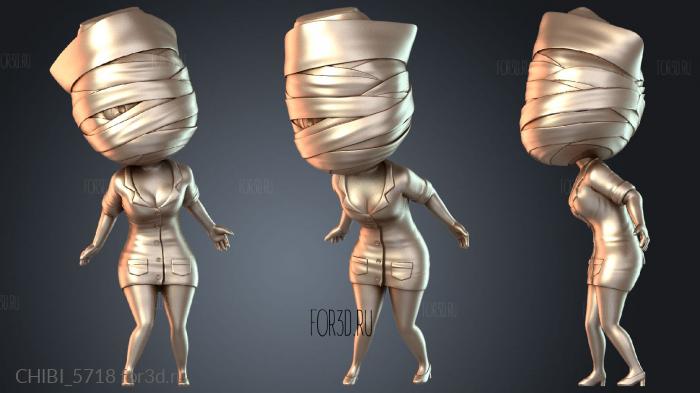 CHIBI_5718 stl model for CNC