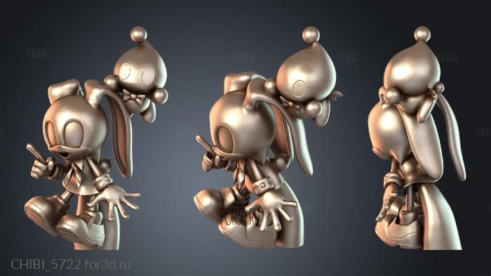 CHIBI_5722 stl model for CNC