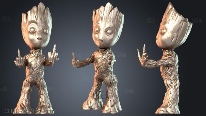 CHIBI_5723 stl model for CNC