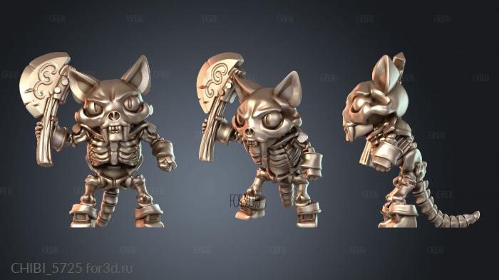 CHIBI_5725 stl model for CNC
