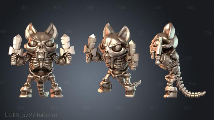 CHIBI_5727 stl model for CNC