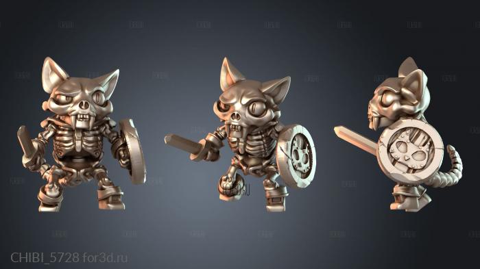 CHIBI_5728 stl model for CNC