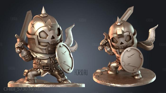 CHIBI_5730 stl model for CNC