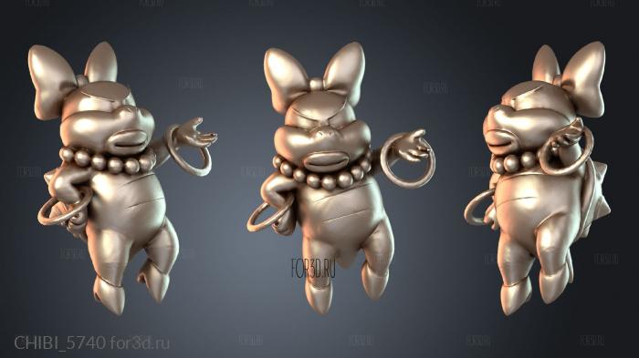 CHIBI_5740 stl model for CNC