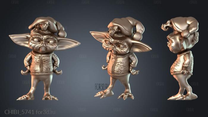 CHIBI_5741 stl model for CNC