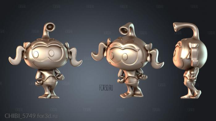 CHIBI_5749 stl model for CNC