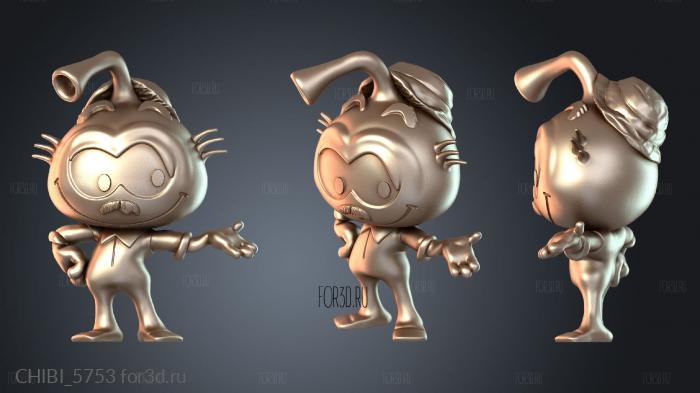 CHIBI_5753 stl model for CNC
