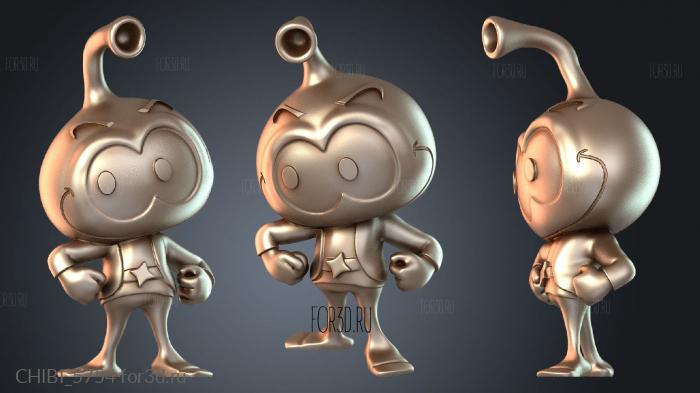 CHIBI_5754 stl model for CNC