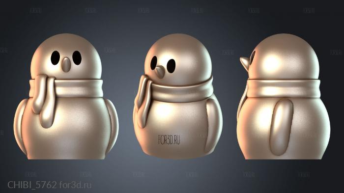 CHIBI_5762 stl model for CNC