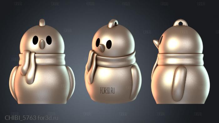CHIBI_5763 stl model for CNC