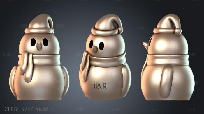 CHIBI_5764 stl model for CNC