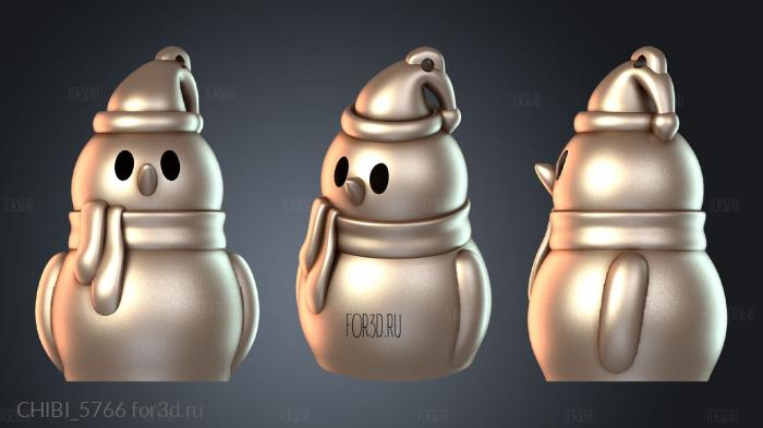 CHIBI_5766 stl model for CNC