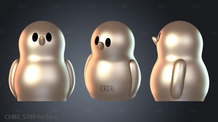 CHIBI_5769 stl model for CNC