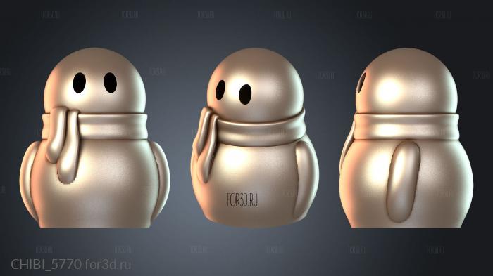 CHIBI_5770 stl model for CNC