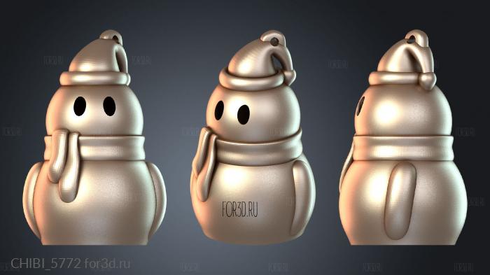 CHIBI_5772 stl model for CNC