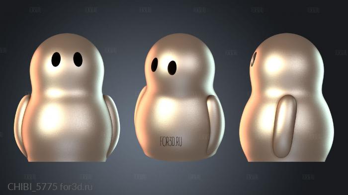 CHIBI_5775 stl model for CNC