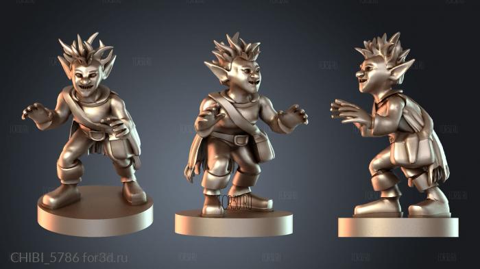 CHIBI_5786 stl model for CNC
