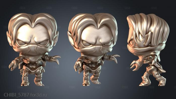 CHIBI_5787 stl model for CNC