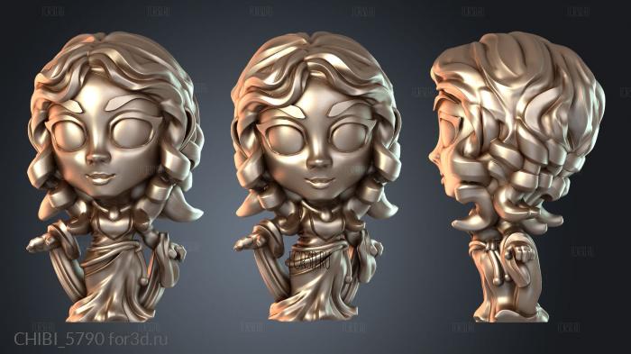CHIBI_5790 stl model for CNC
