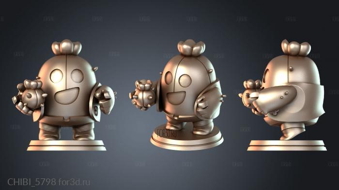 CHIBI_5798 stl model for CNC