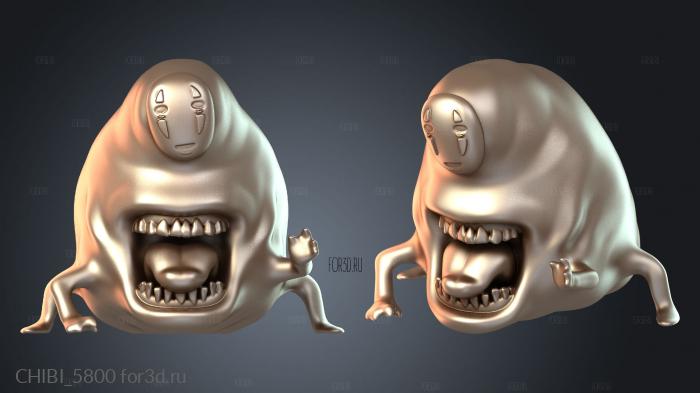 CHIBI_5800 stl model for CNC