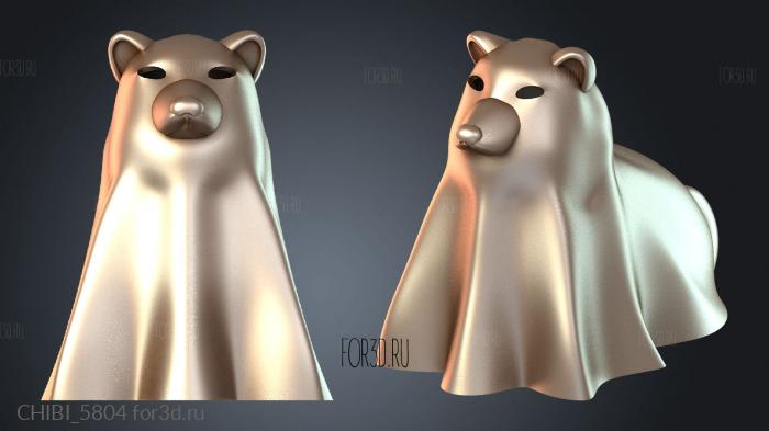 CHIBI_5804 stl model for CNC