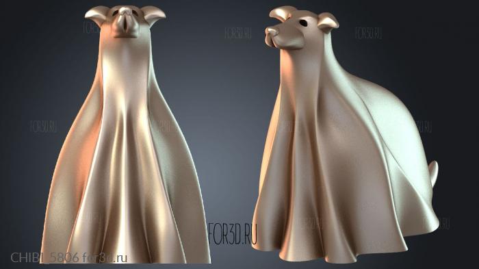 CHIBI_5806 stl model for CNC