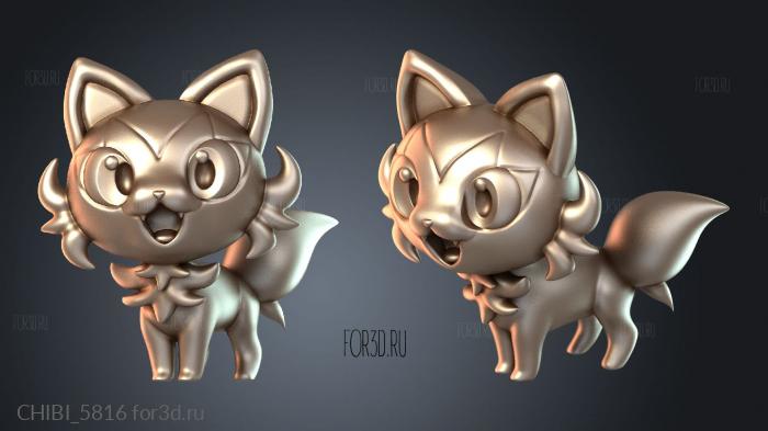 CHIBI_5816 stl model for CNC