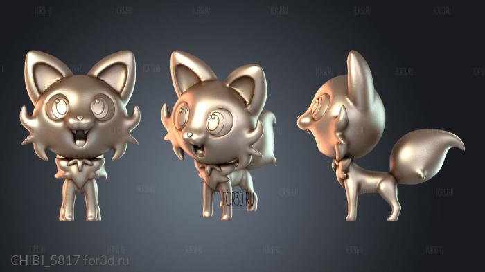 CHIBI_5817 stl model for CNC