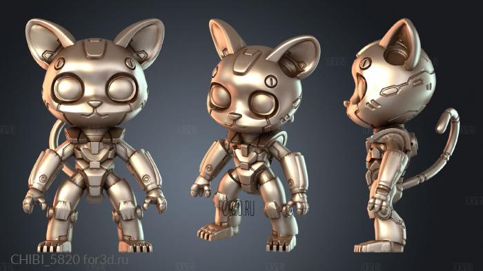 CHIBI_5820 stl model for CNC