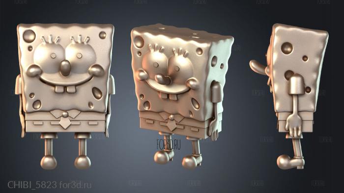 CHIBI_5823 stl model for CNC