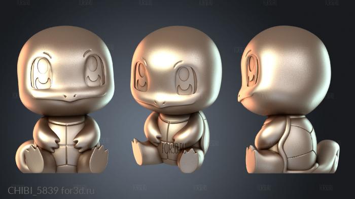 CHIBI_5839 stl model for CNC