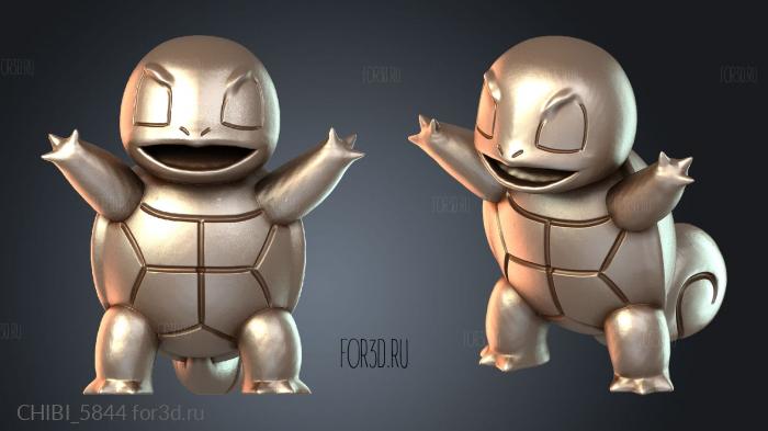 CHIBI_5844 stl model for CNC