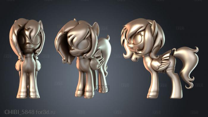 CHIBI_5848 stl model for CNC