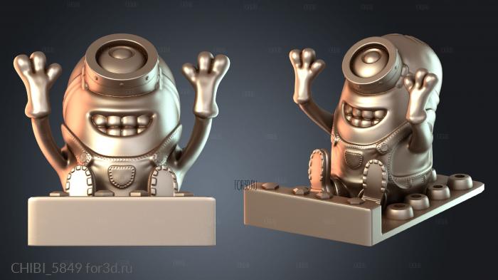 CHIBI_5849 stl model for CNC