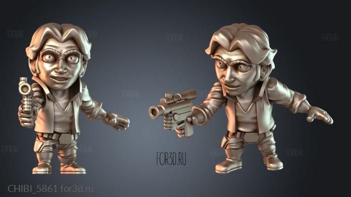 CHIBI_5861 stl model for CNC