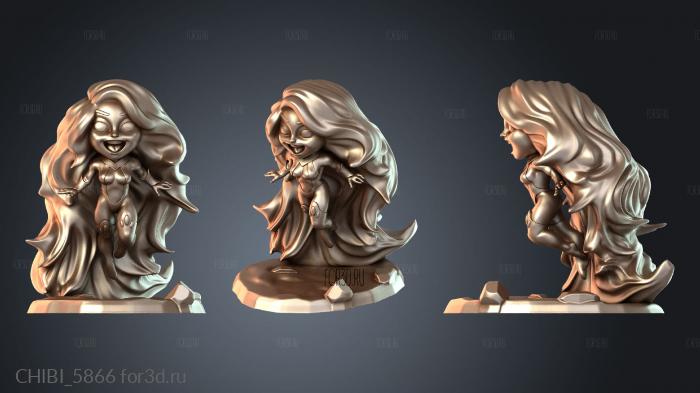CHIBI_5866 stl model for CNC