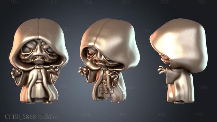 CHIBI_5868 stl model for CNC