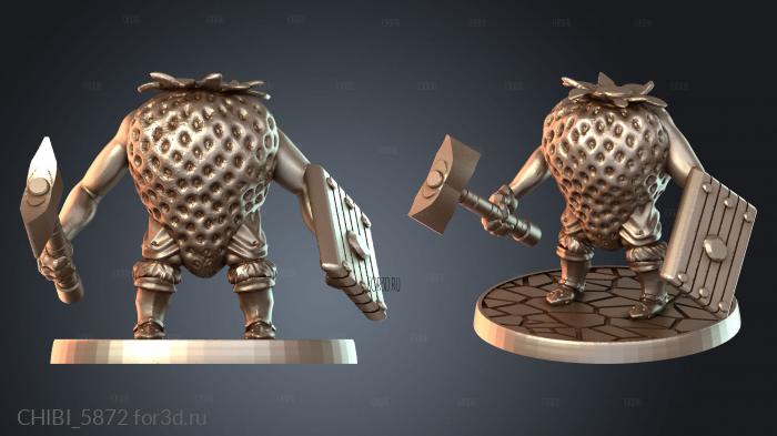 CHIBI_5872 stl model for CNC