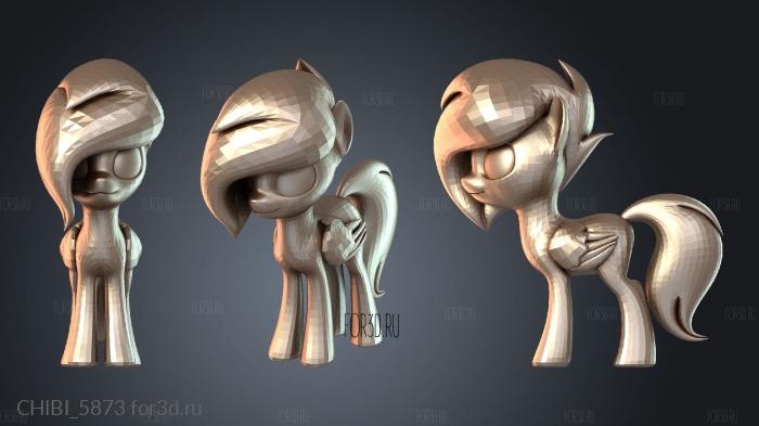 CHIBI_5873 stl model for CNC