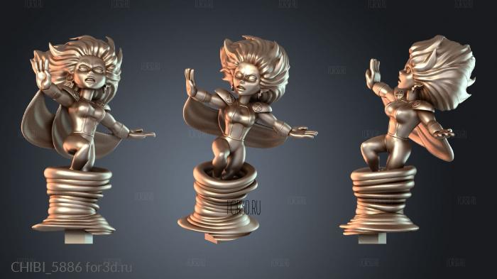 CHIBI_5886 stl model for CNC