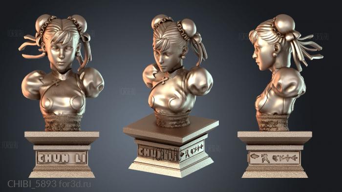 CHIBI_5893 stl model for CNC