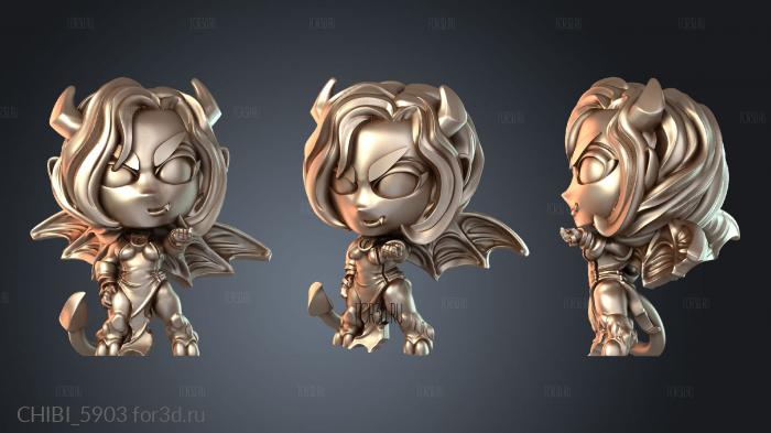 CHIBI_5903 stl model for CNC