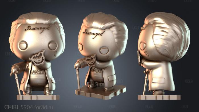CHIBI_5904 stl model for CNC