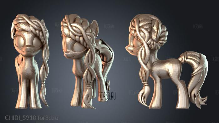 CHIBI_5910 stl model for CNC