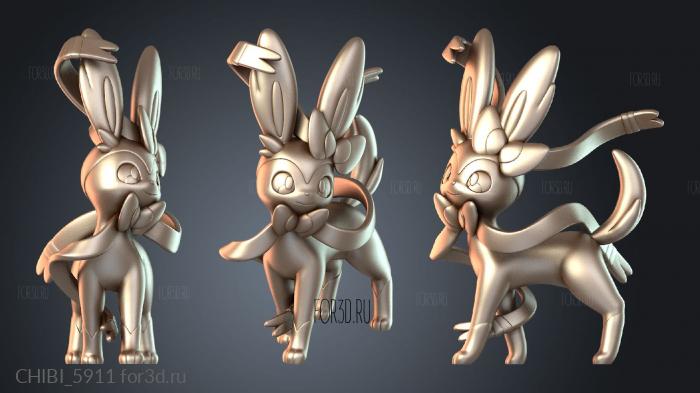 CHIBI_5911 stl model for CNC