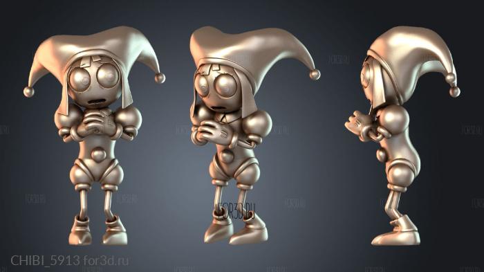 CHIBI_5913 stl model for CNC