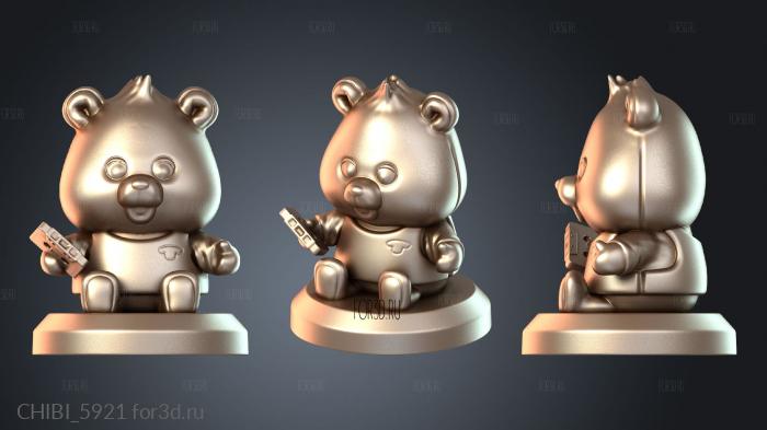 CHIBI_5921 stl model for CNC